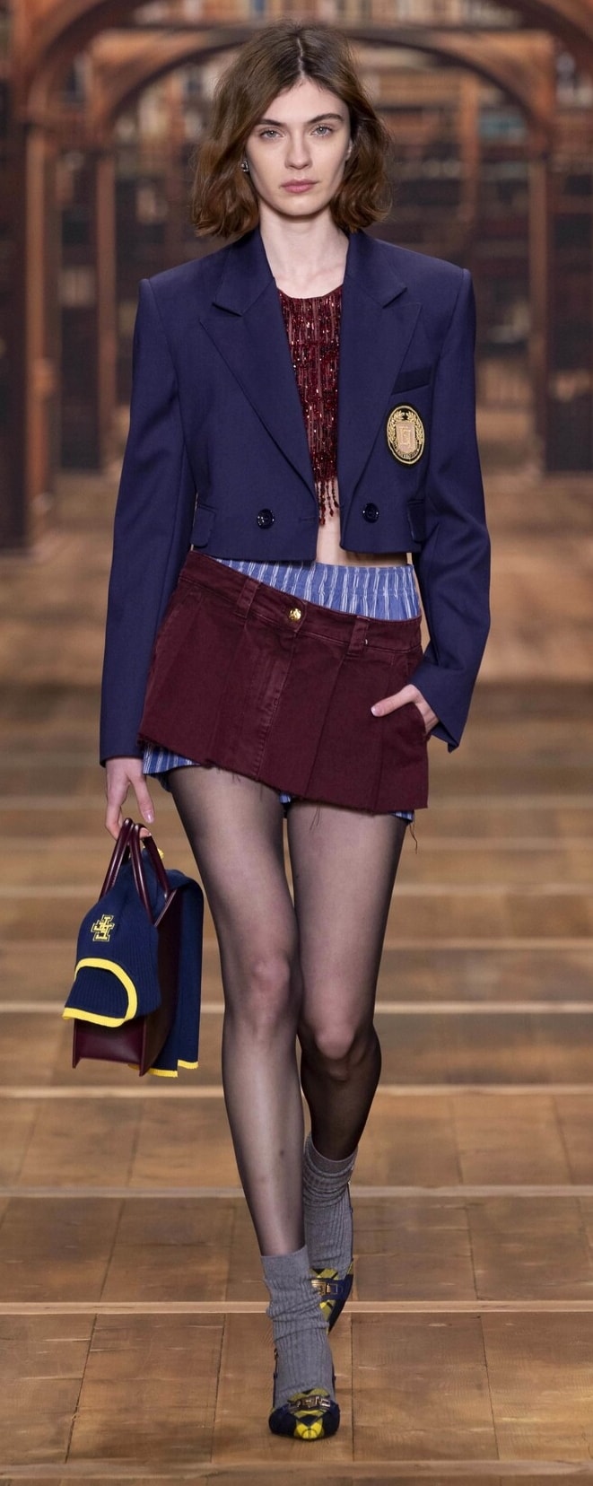 Un look Elisabetta Franchi fall-winter 2024/25 (courtesy Elisabetta Franchi)