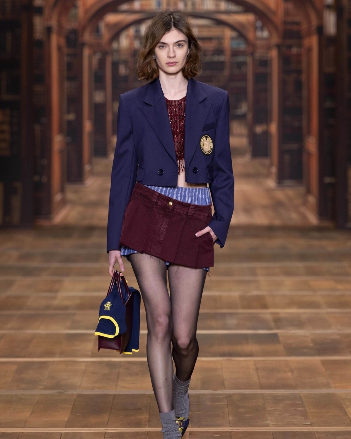Un look Elisabetta Franchi fall-winter 2024/25 (courtesy Elisabetta Franchi)