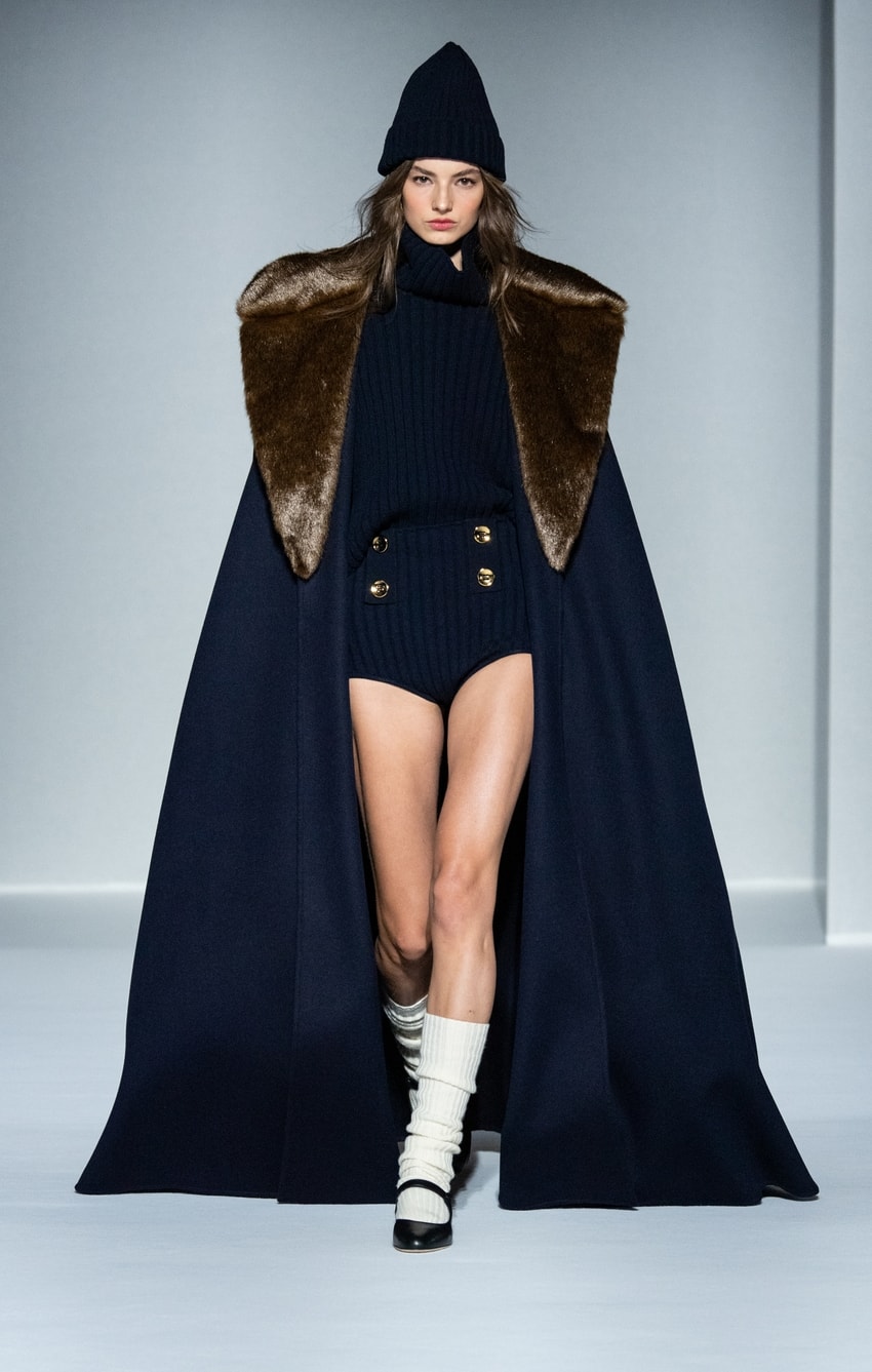 Un look fall-winter 2024/25 di Luisa Spagnoli (courtesy Luisa Spagnoli)