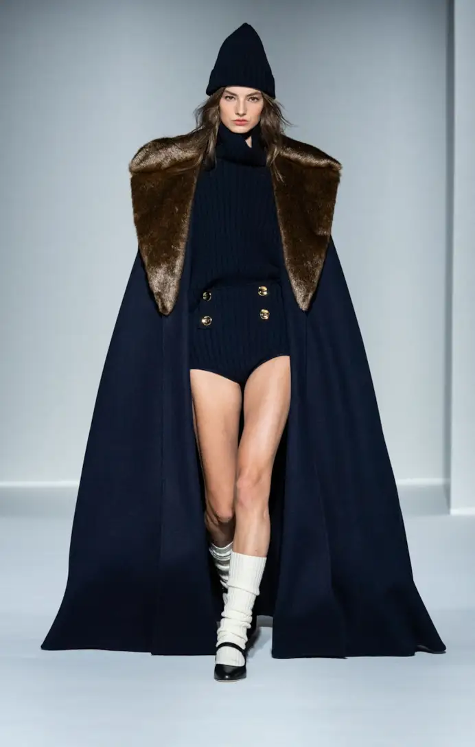 Un look fall-winter 2024/25 di Luisa Spagnoli (courtesy Luisa Spagnoli)