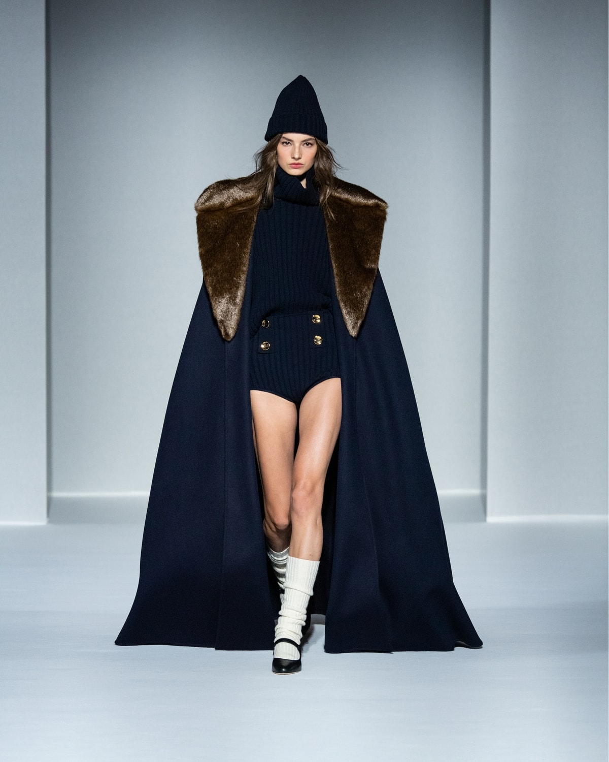 Un look fall-winter 2024/25 di Luisa Spagnoli (courtesy Luisa Spagnoli)
