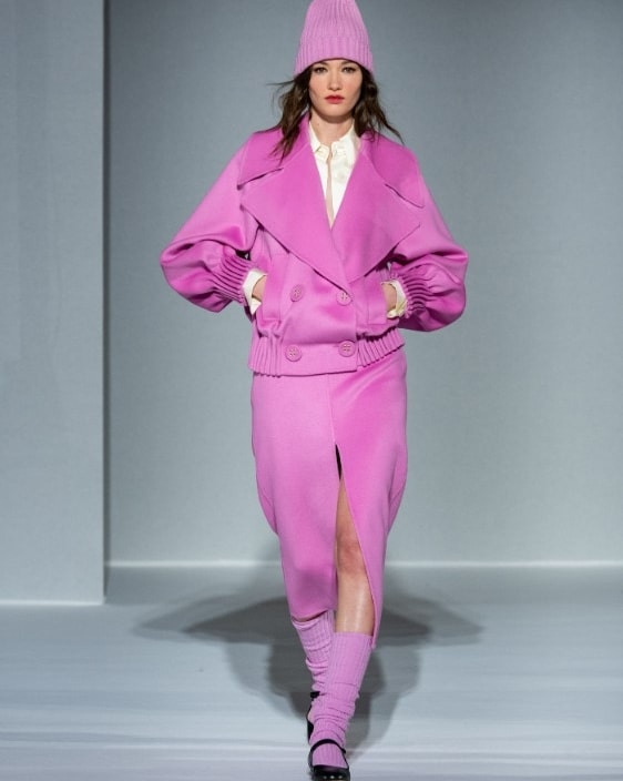 Un look fall-winter 2024/25 di Luisa Spagnoli (courtesy Luisa Spagnoli)