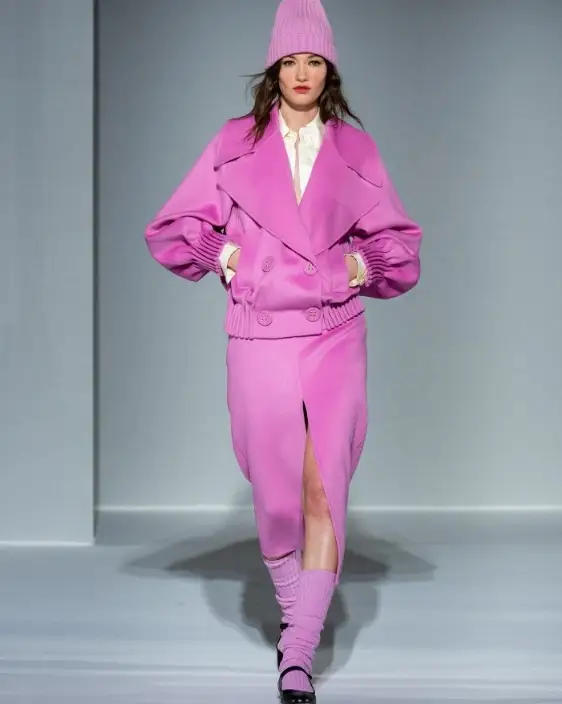 Un look fall-winter 2024/25 di Luisa Spagnoli (courtesy Luisa Spagnoli)