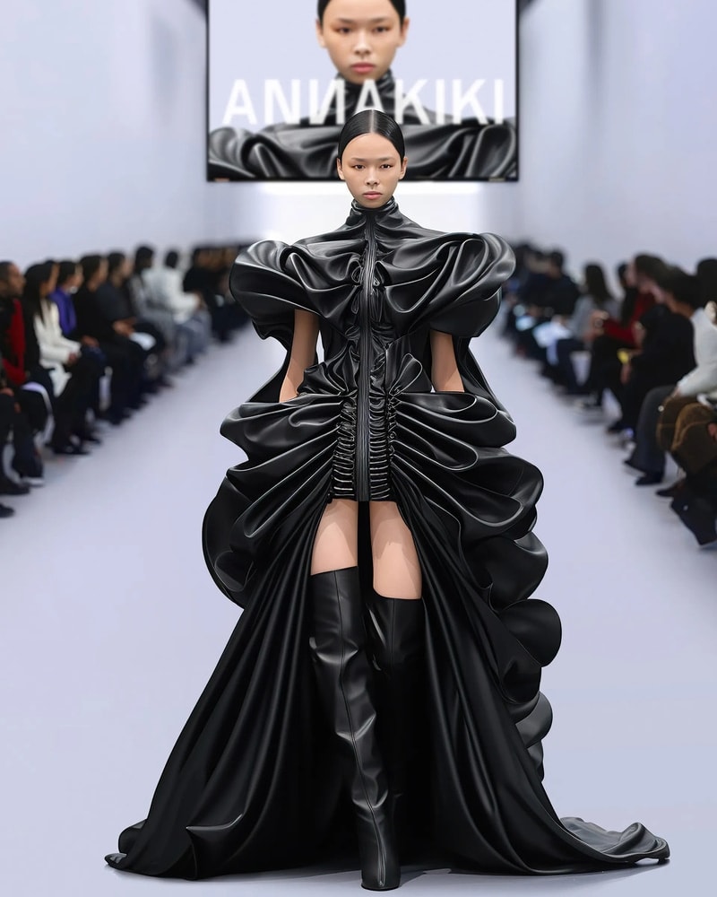 Un look Annakiki fall-winter 2024 (courtesy Annakiki)