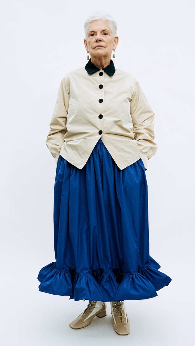 Un look Arthur Arbesser fall-winter 2024 (courtesy Arthur Arbesser)