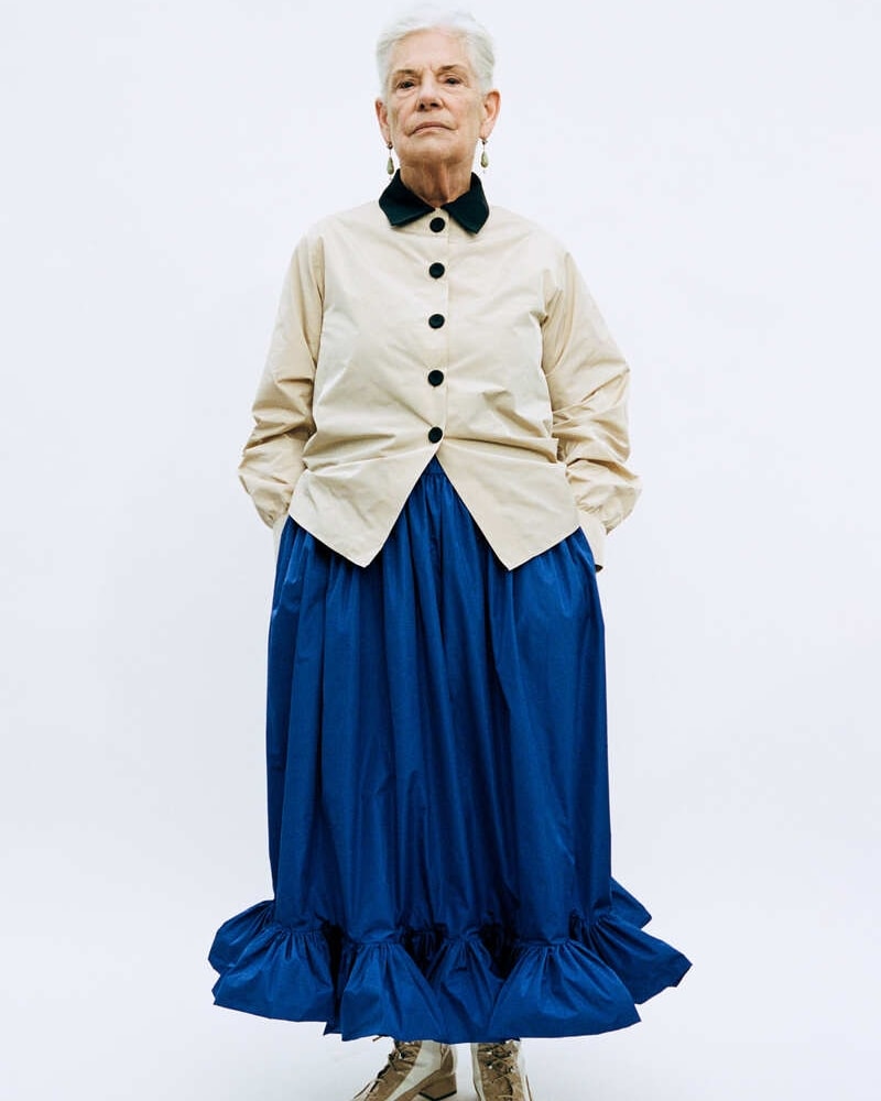 Un look Arthur Arbesser fall-winter 2024 (courtesy Arthur Arbesser)