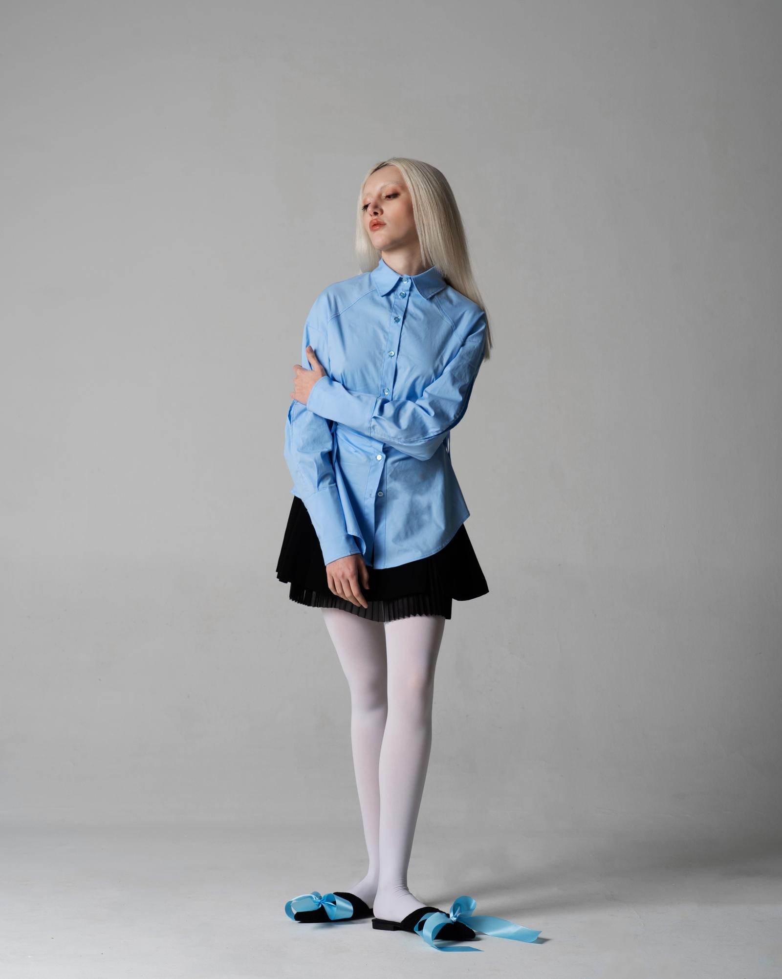 Un look fall-winter 2024/25 di Maison Nencioni