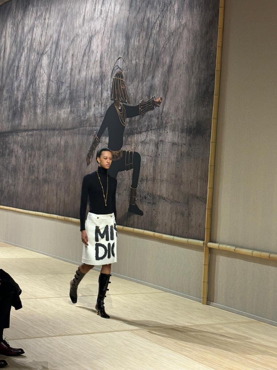 Un look Dior fall-winter 2024