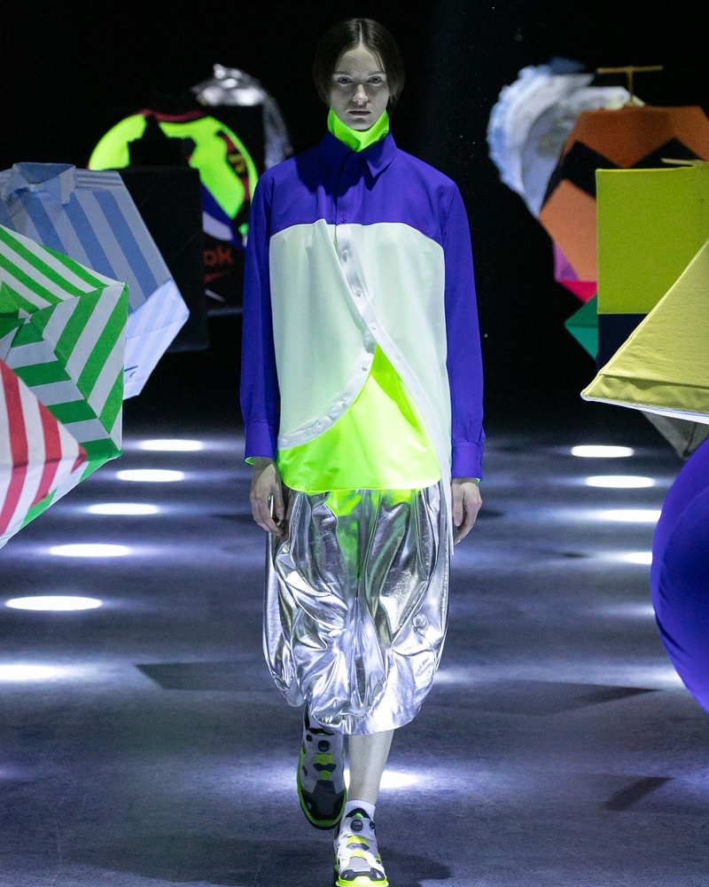Un look Anrealage fall-winter 2024 (courtesy Anrealage)