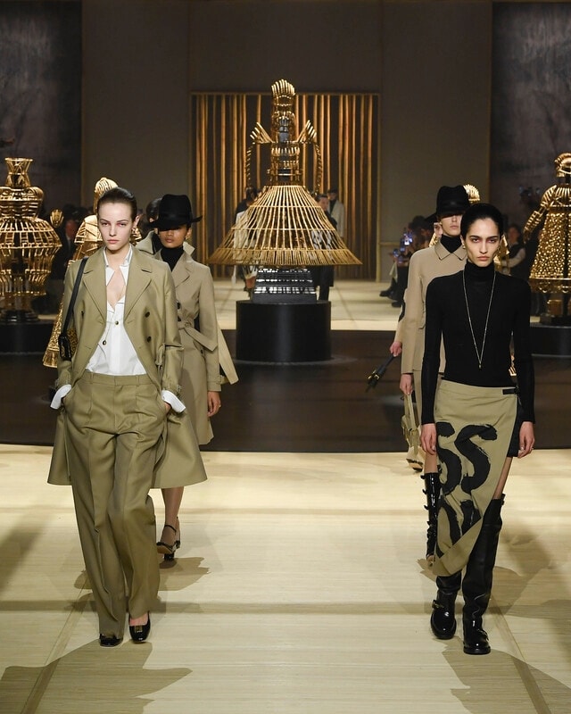 Il finale della sfilata Dior fall-winter 2024/25