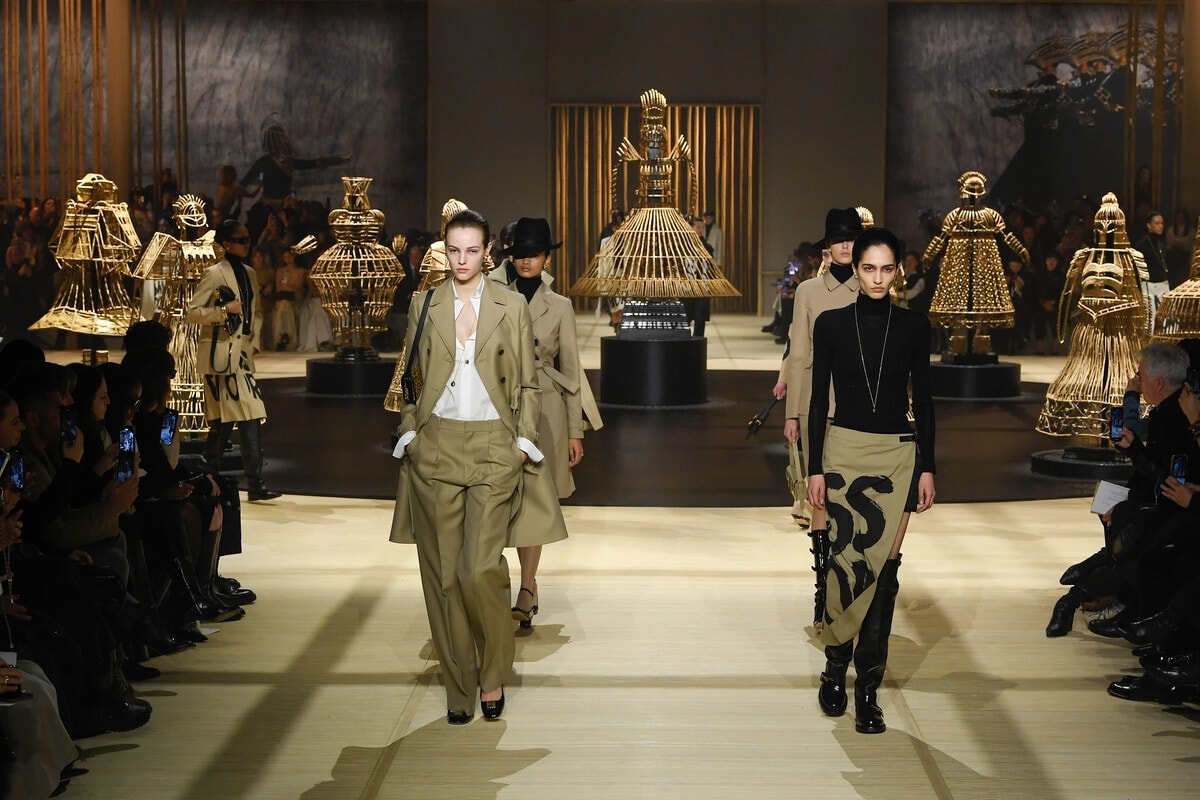 Il finale della sfilata Dior fall-winter 2024/25