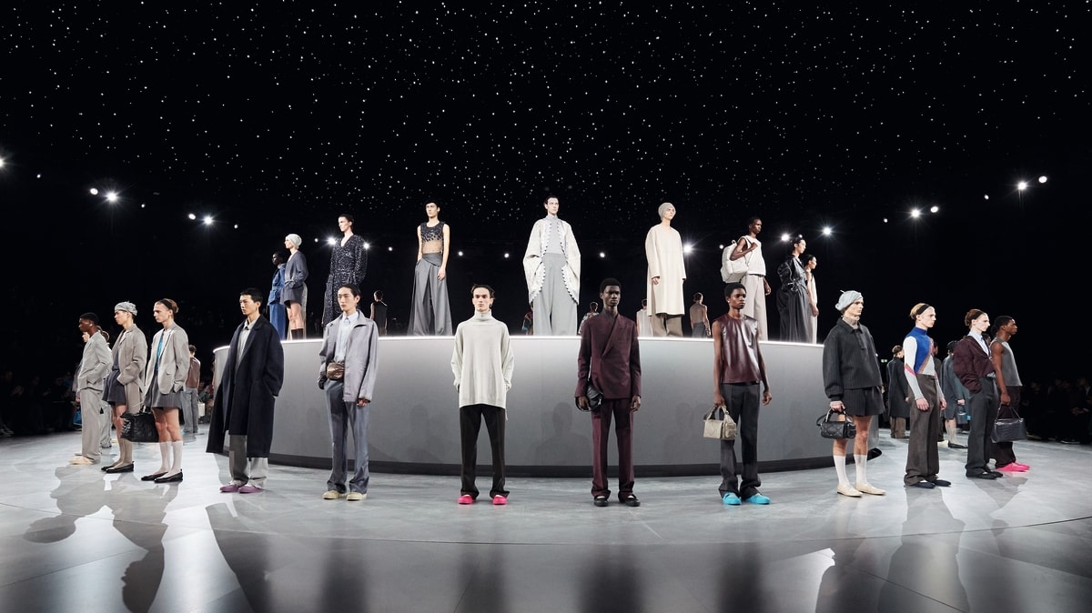 Il finale della sfilata Dior fall-winter 2024/25 (courtesy Dior)