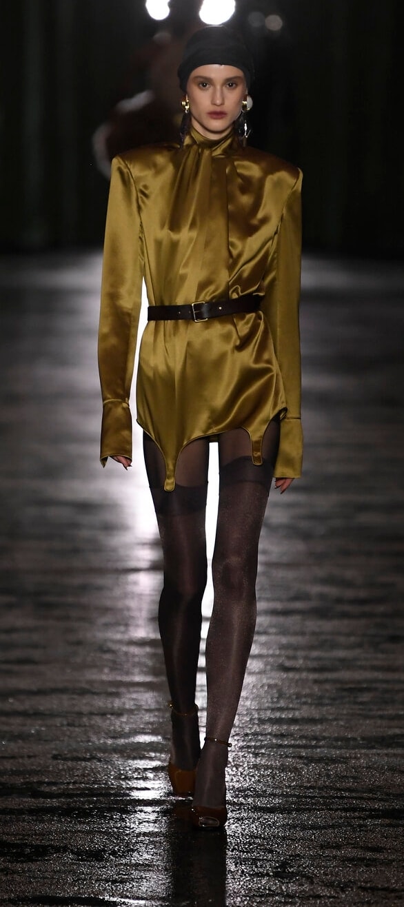 Un look Saint Laurent fall-winter 2024