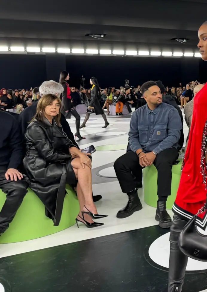 Un momento dello show di Off-white