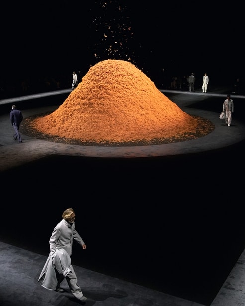 Un momento della sfilata Zegna fall-winter 2024/25 (courtesy Zegna)