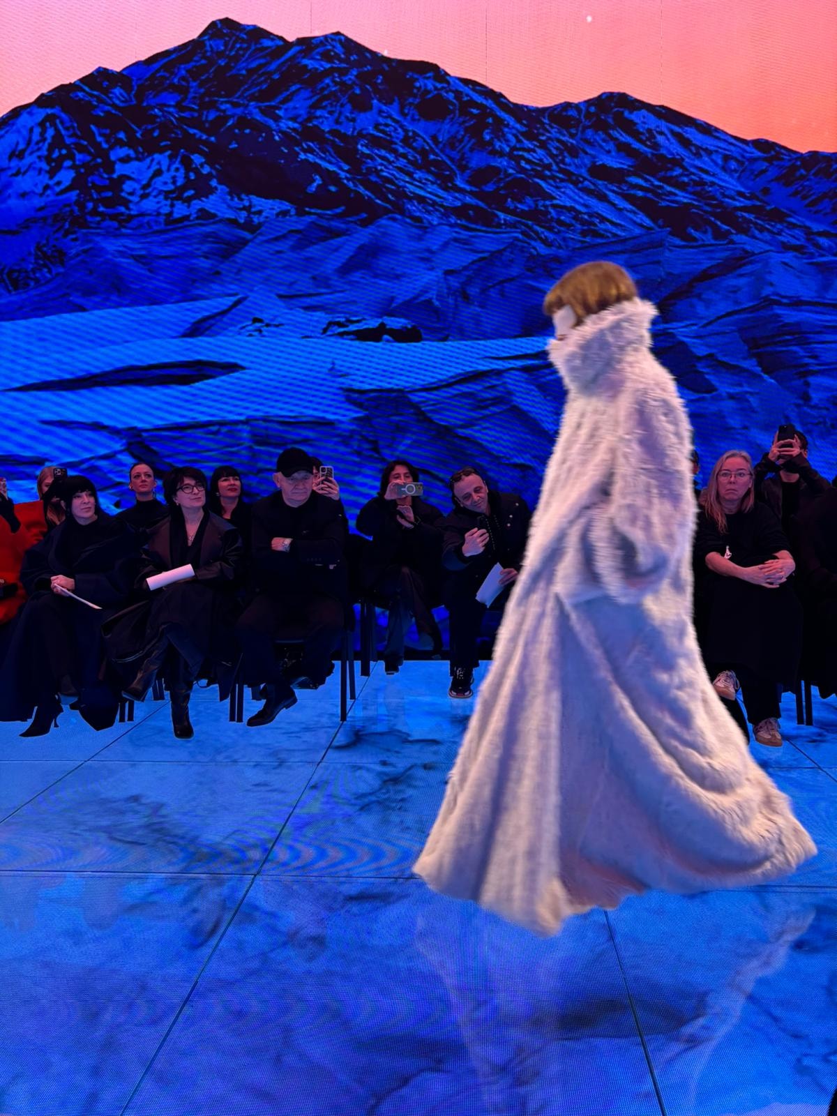 Un momento dello show di Balenciaga