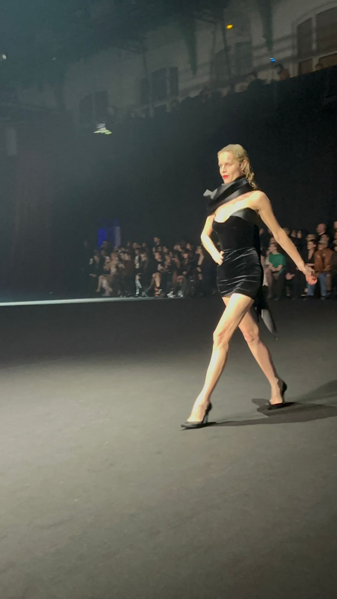 Un momento dello show di Mugler