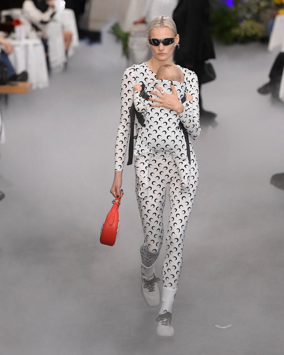 Un look Marine Serre fall-winter 2024 (courtesy Marine Serre)
