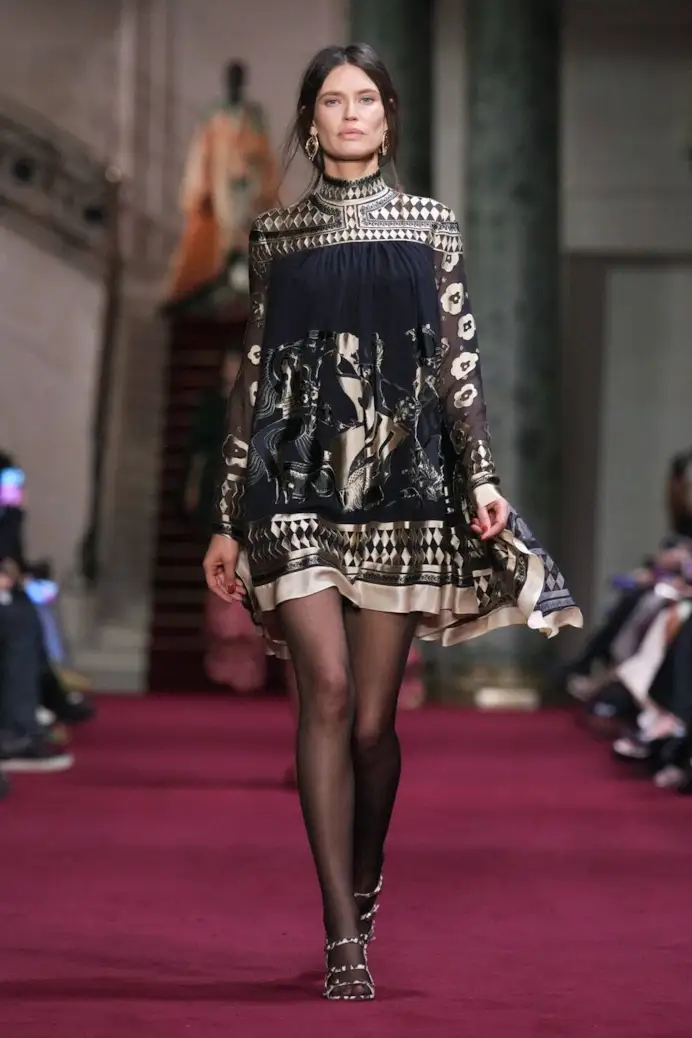 Un look Zimmermann fall-winter 2024 (courtesy Zimmermann)