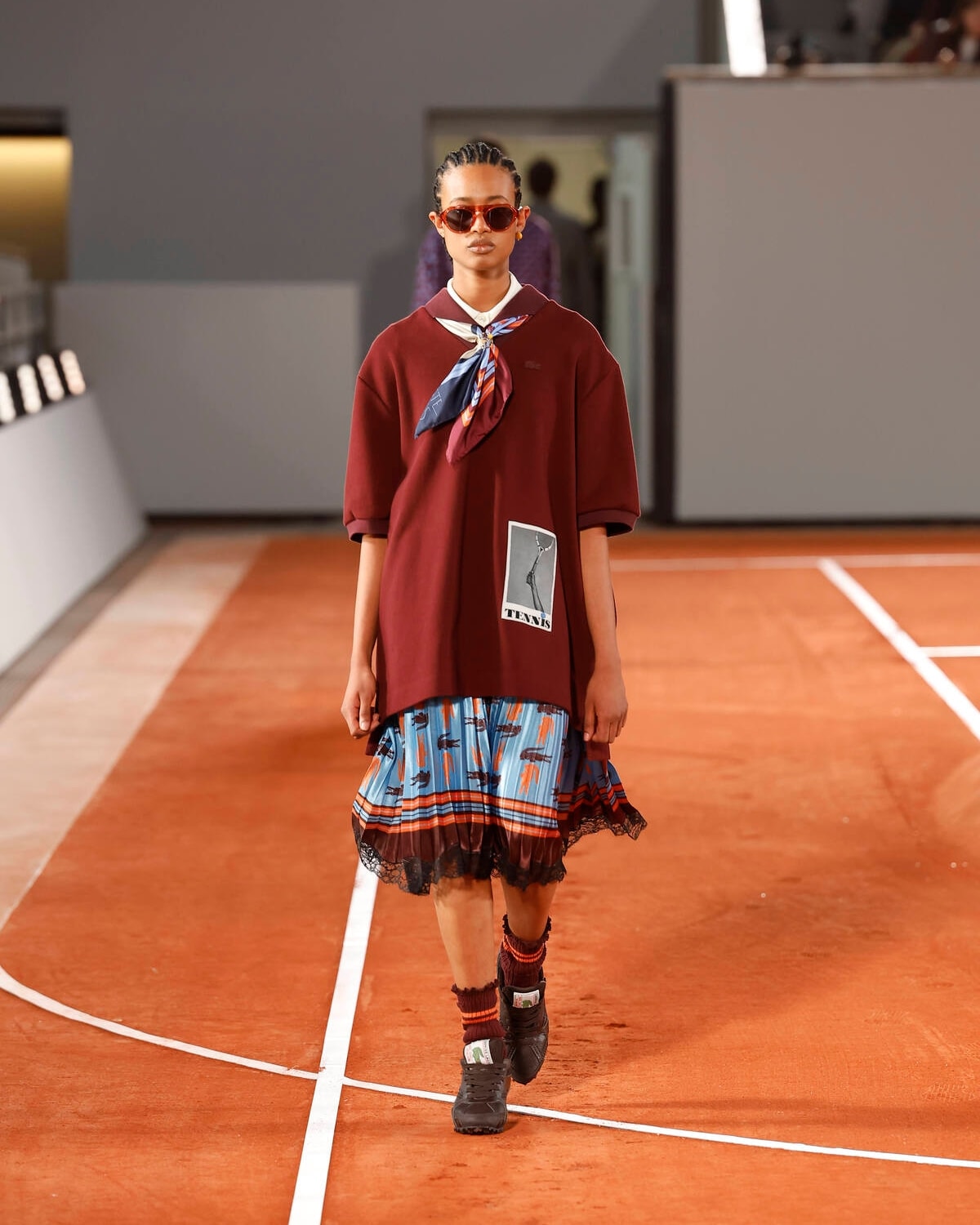 Un look Lacoste fall-winter 2024
