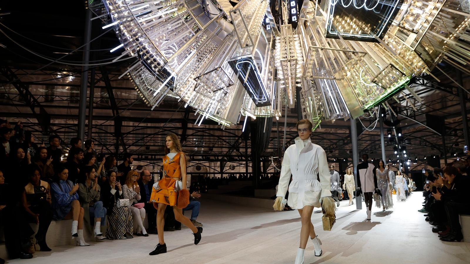 Il finale della sfilata Louis Vuitton autunno-inverno 2024/25