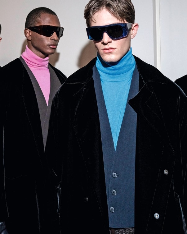 Il backstage della sfilata Giorgio Armani fall-winter 2024/25 (foto Sgp)