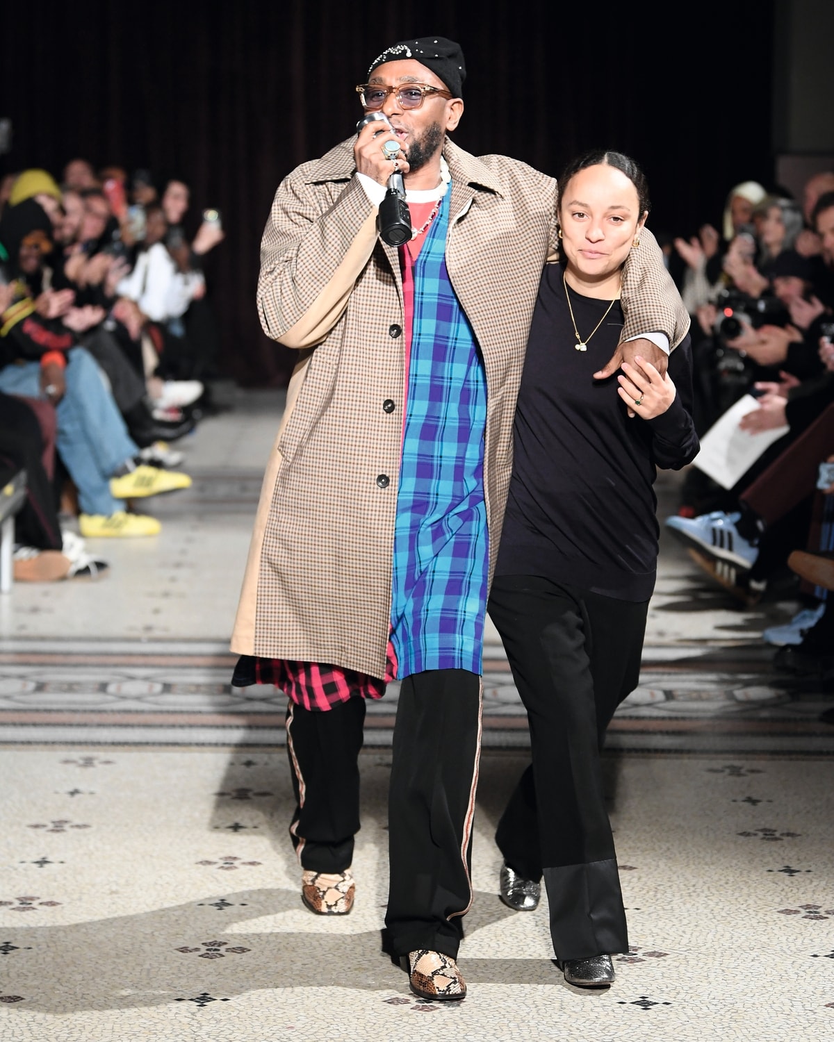 Da sinistra, il rapper Yasiin Bey e Grace Wales Bonner