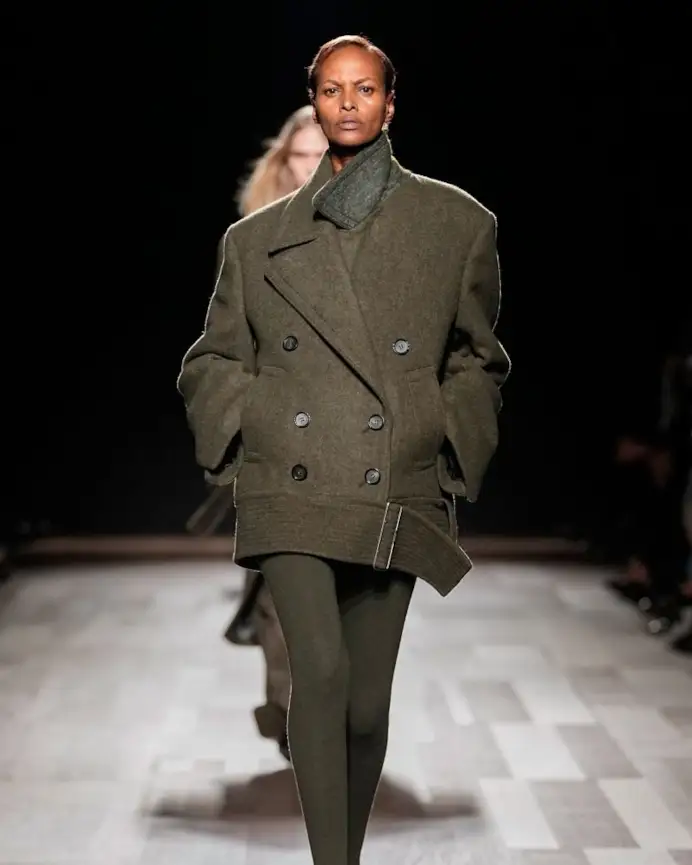 Un look Ferragamo fall-winter 2024/25 (courtesy Ferragamo)