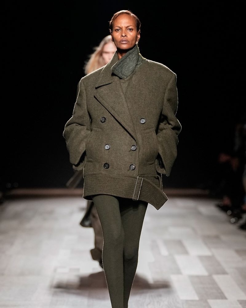 Un look Ferragamo fall-winter 2024/25 (courtesy Ferragamo)