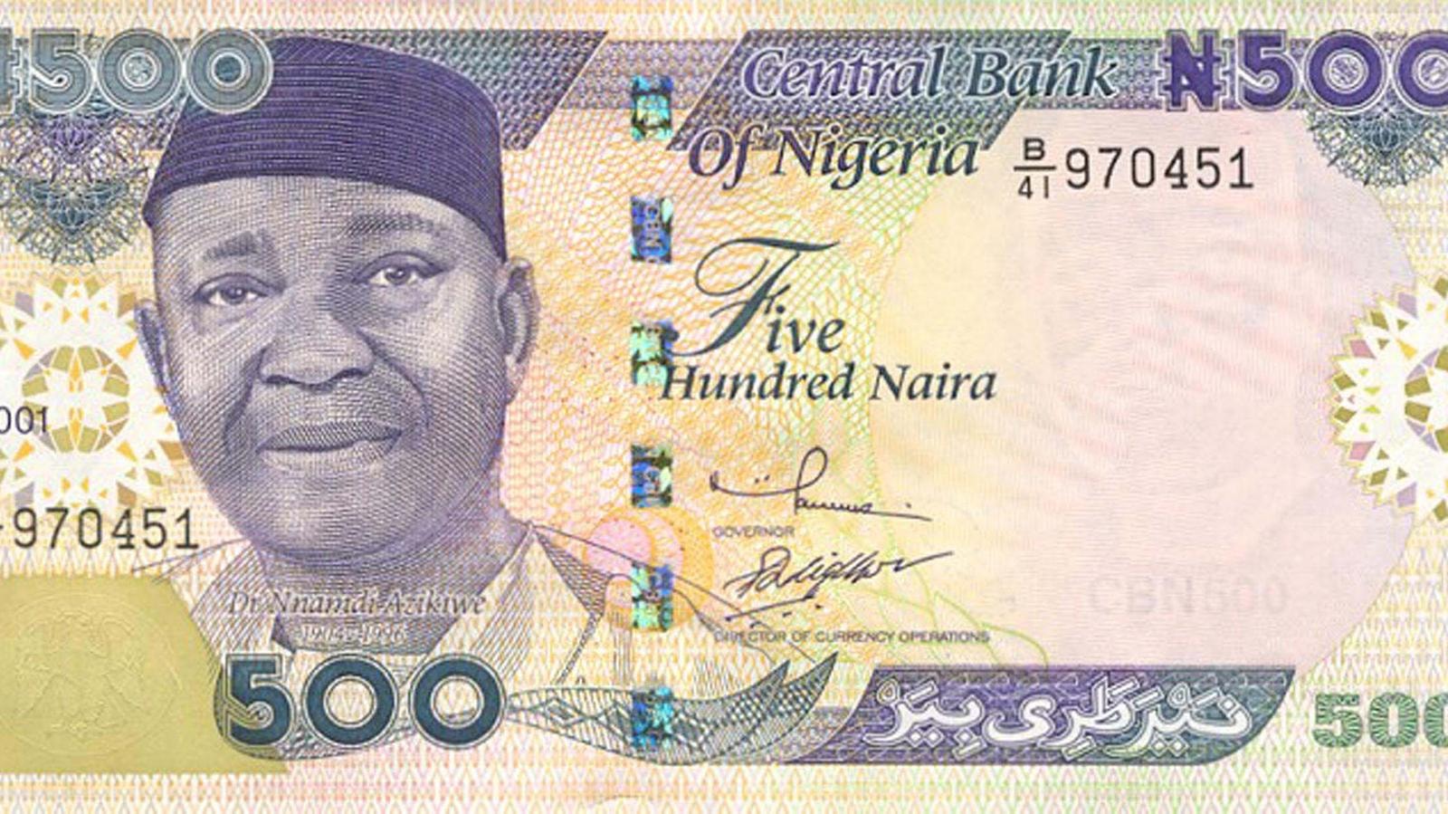 La naira, la moneta della Nigeria