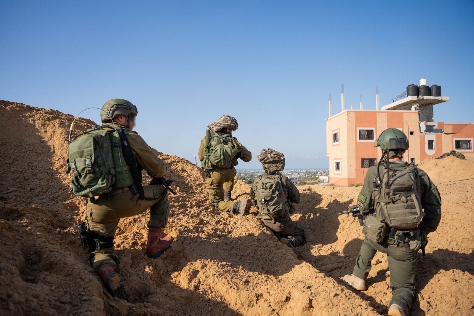 Soldati israeliani nella Striscia di Gaza