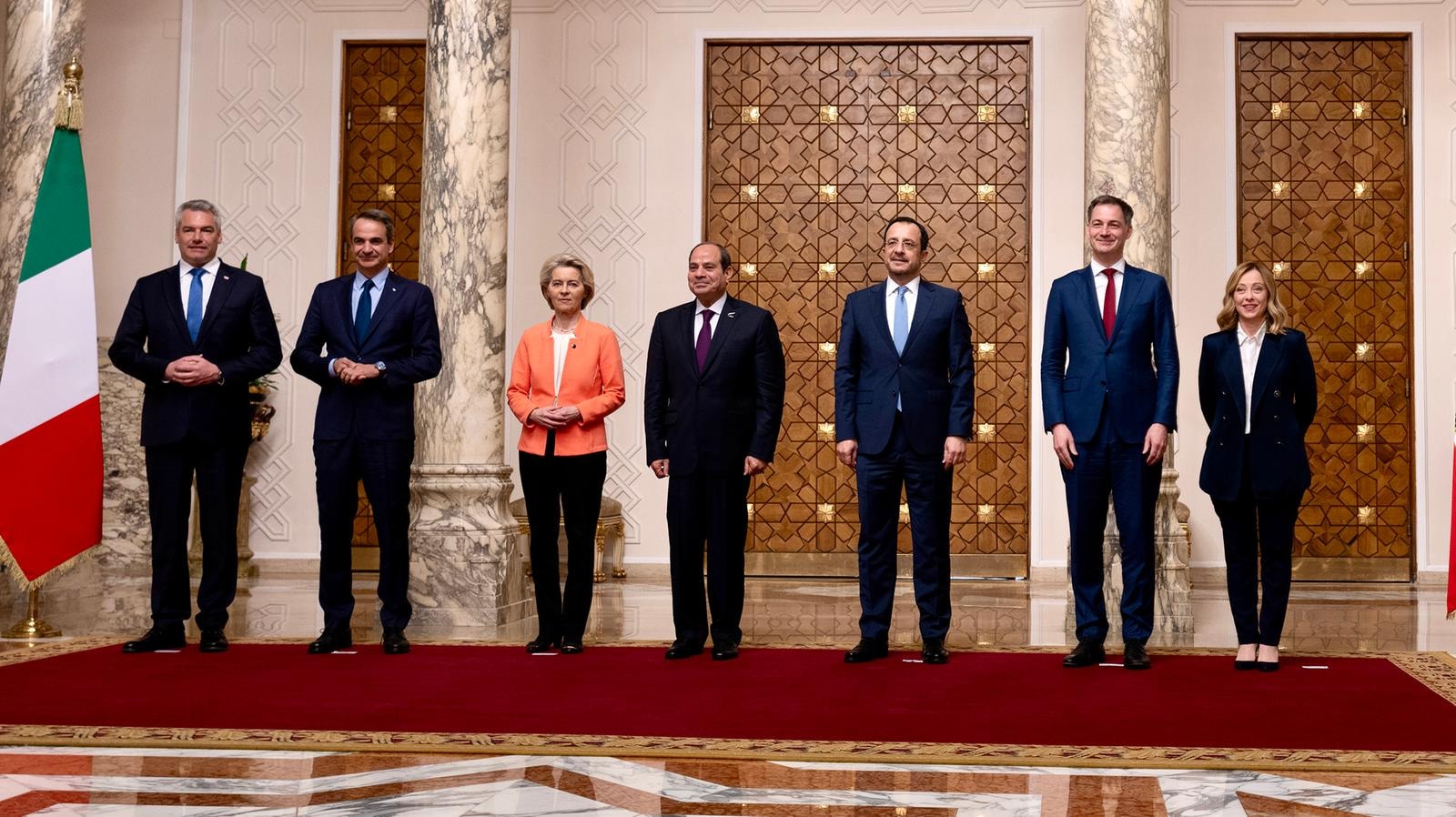L'incontro tra il Presidente Meloni e il Presidente dell'Egitto, al-Sisi