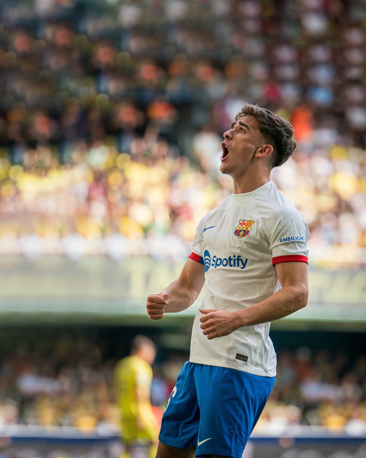 Gavi con la divisa dell'Fc Barcelona firmata Nike (ph Fc Barcelona official wbesite)