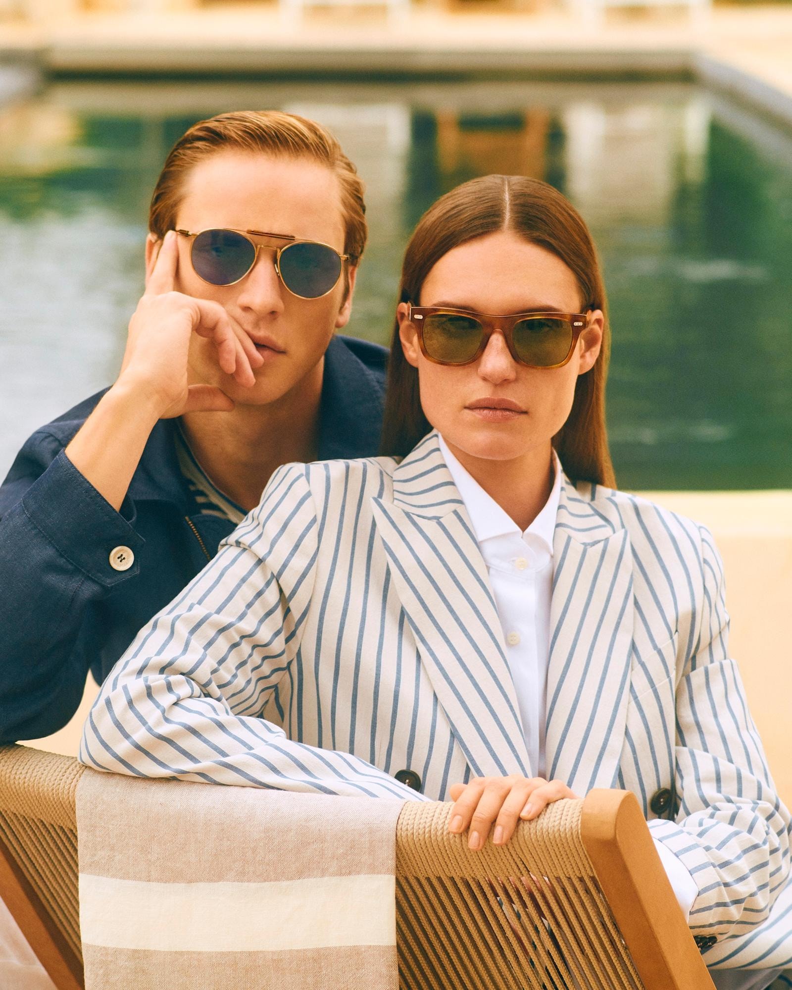 La campagna eyewear Brunello Cucinelli (courtesy Brunello Cucinelli)