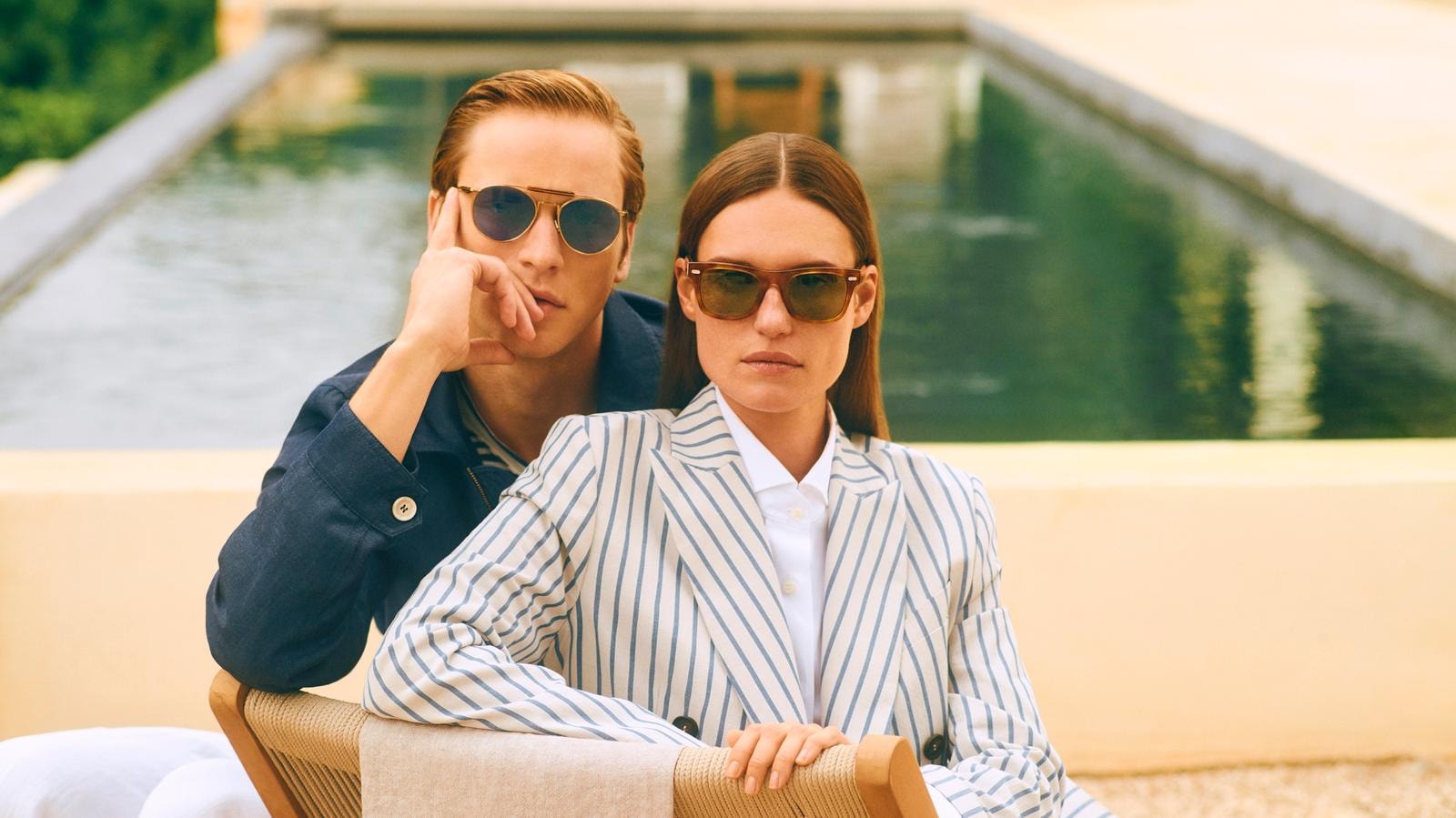 La campagna eyewear Brunello Cucinelli (courtesy Brunello Cucinelli)