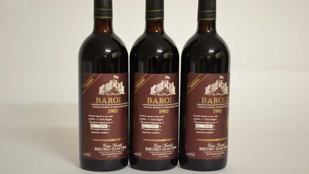 Barolo, anche Bruno Giacosa in ribasso