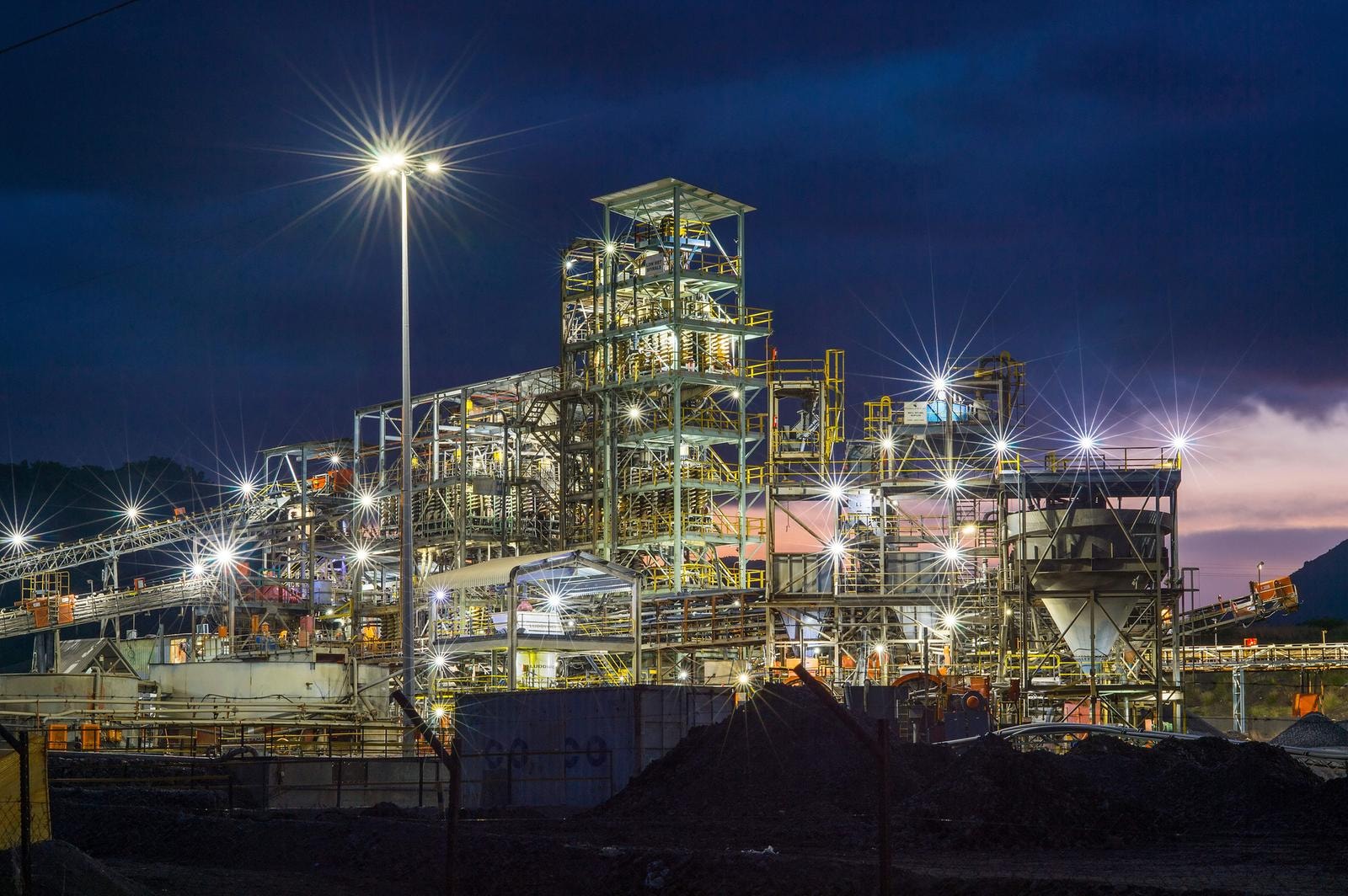 Una miniera d'estrazione di Glencore