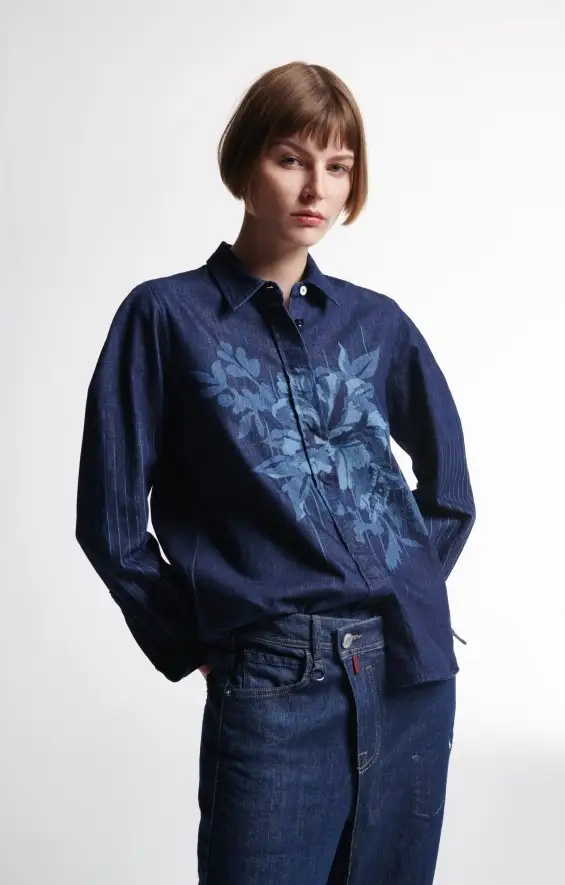 Un pezzo della collaborazione tra High e Candiani (courtesy High everyday couture)