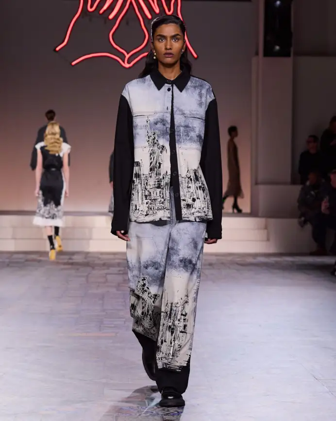 Un look Dior fall 2024 (courtesy Dior)