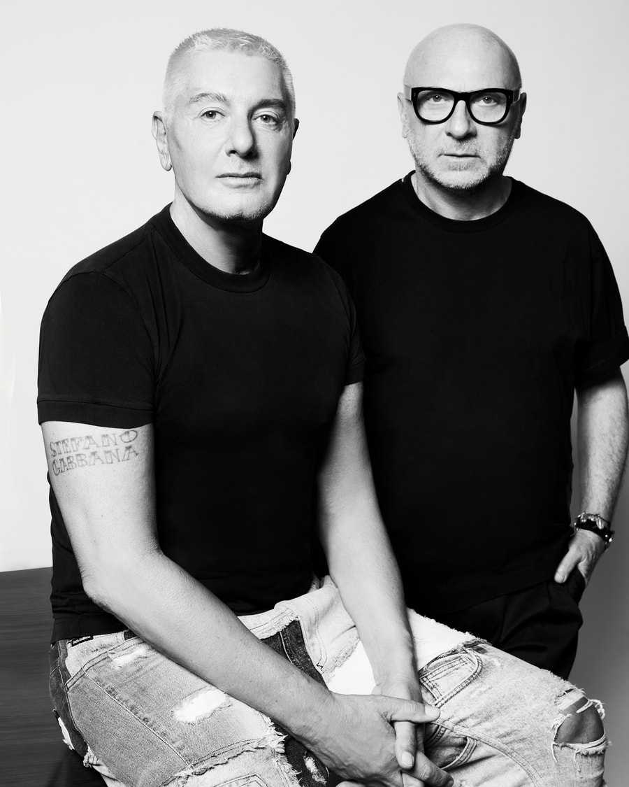 Da sinistra, Stefano Gabbana e Domenico Dolce (ph Alan Gelati, courtesy Dolce&Gabbana)