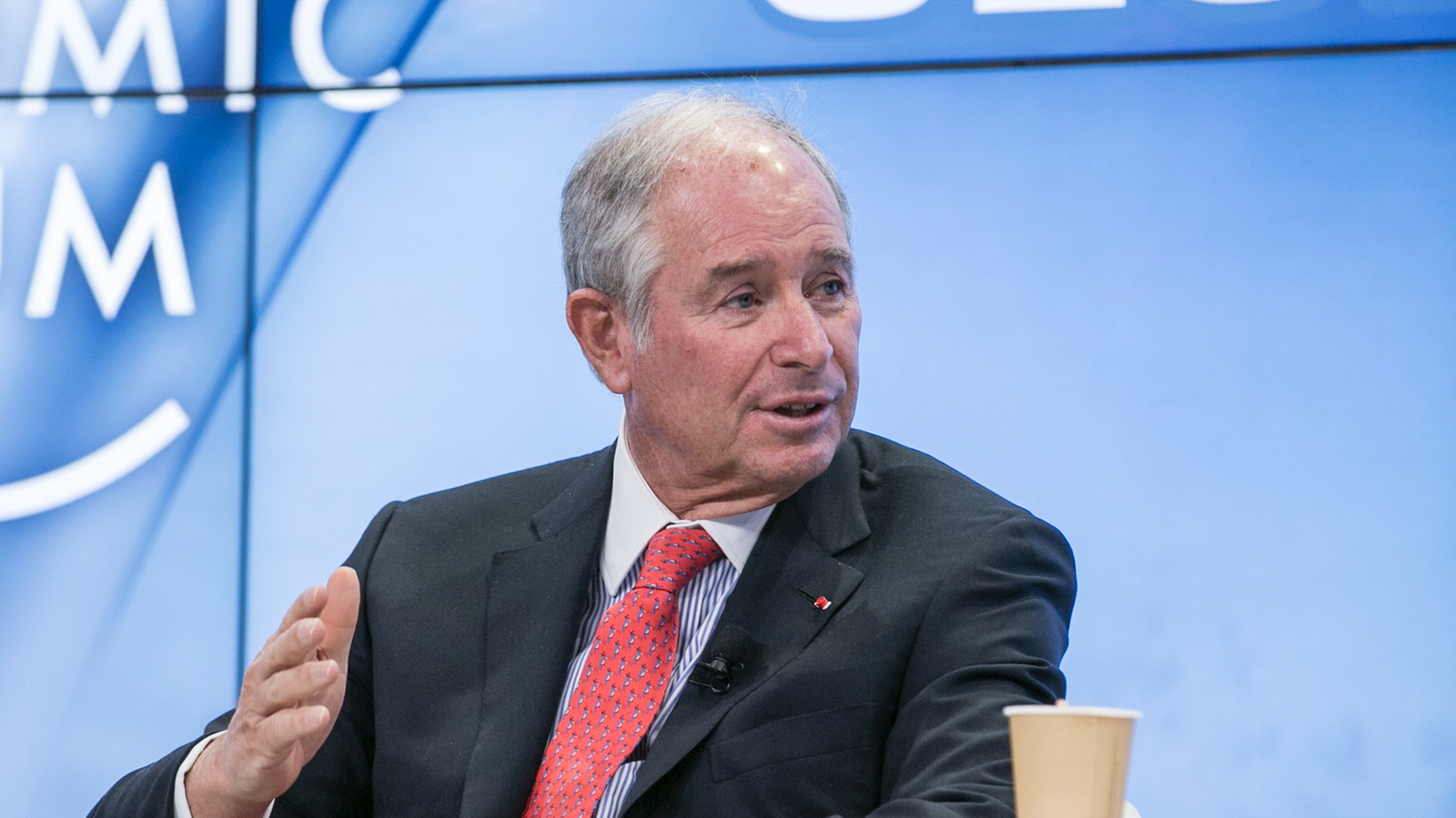 Il presidente e ceo di Blackstone Stephen Schwarzman