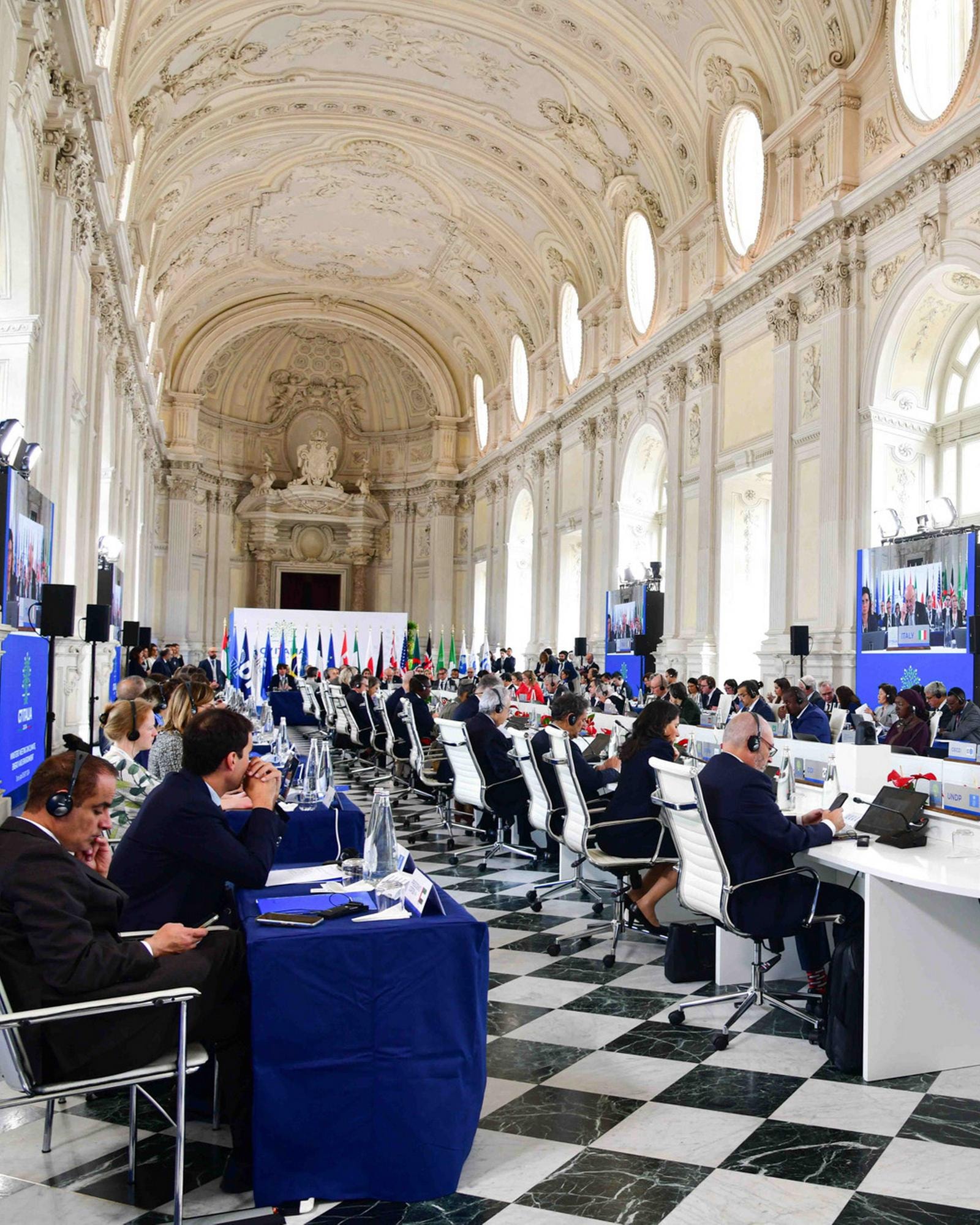 Un momento del G7 di Torino, dedicato a clima, energia e ambiente