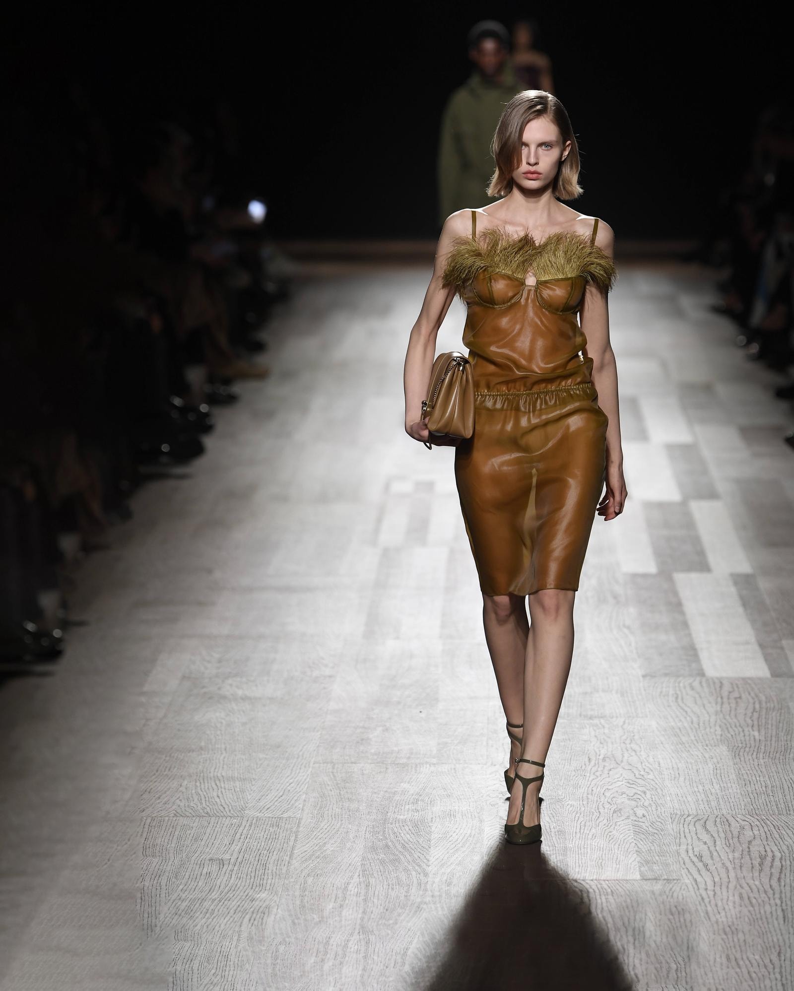 Un look Ferragamo fall-winter 2024/25 (courtesy Ferragamo)