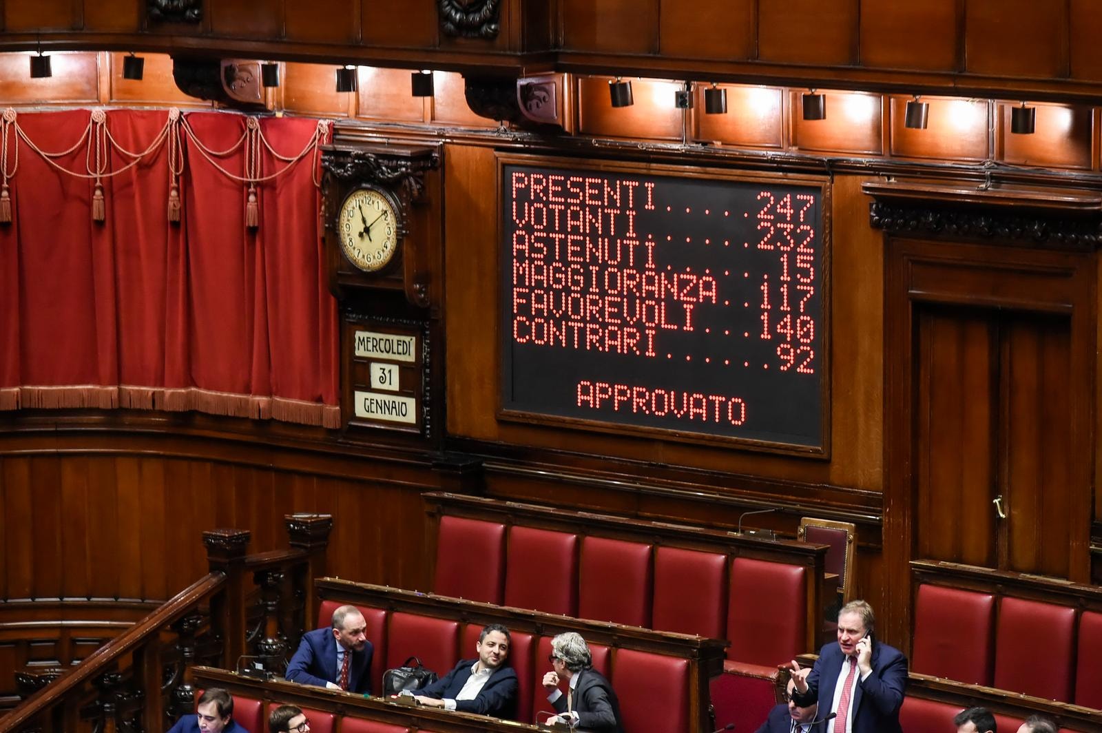 Votazione della camera al Dl superbonus