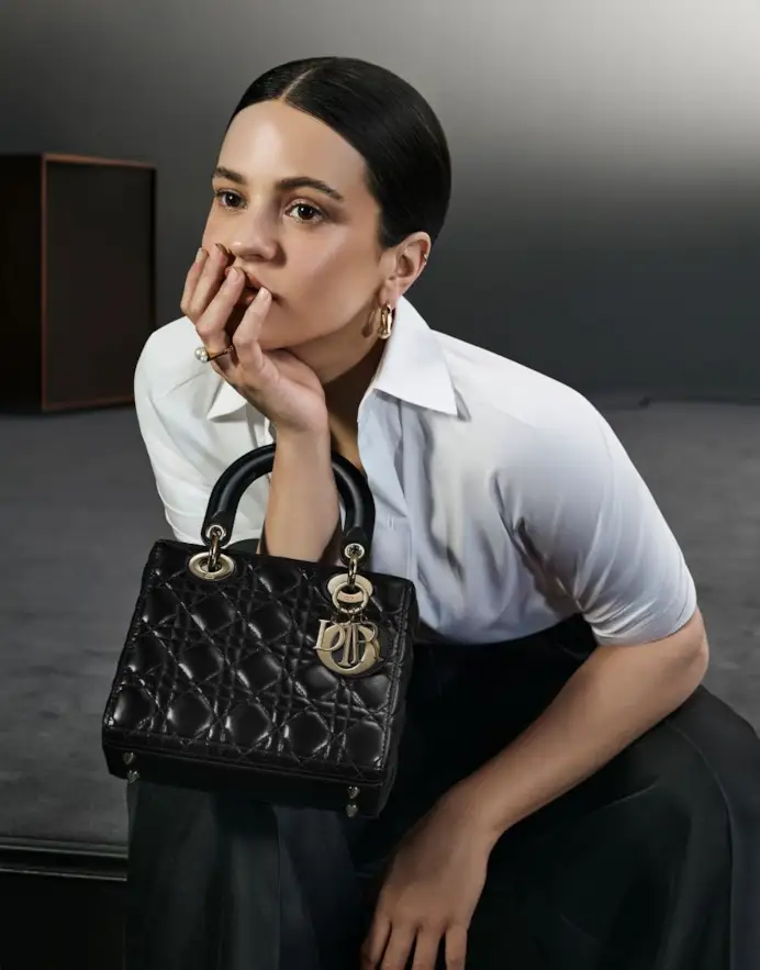 Rosalía nella nuova campagna Lady Dior (courtesy Dior)