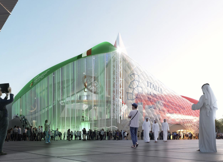 Il padiglione Italia a Expo Dubai pensato da Carlo Ratti e Italo Rota.