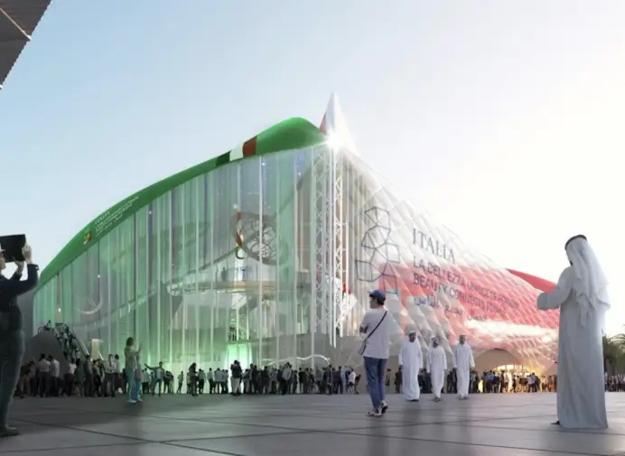 Il padiglione Italia a Expo Dubai pensato da Carlo Ratti e Italo Rota.