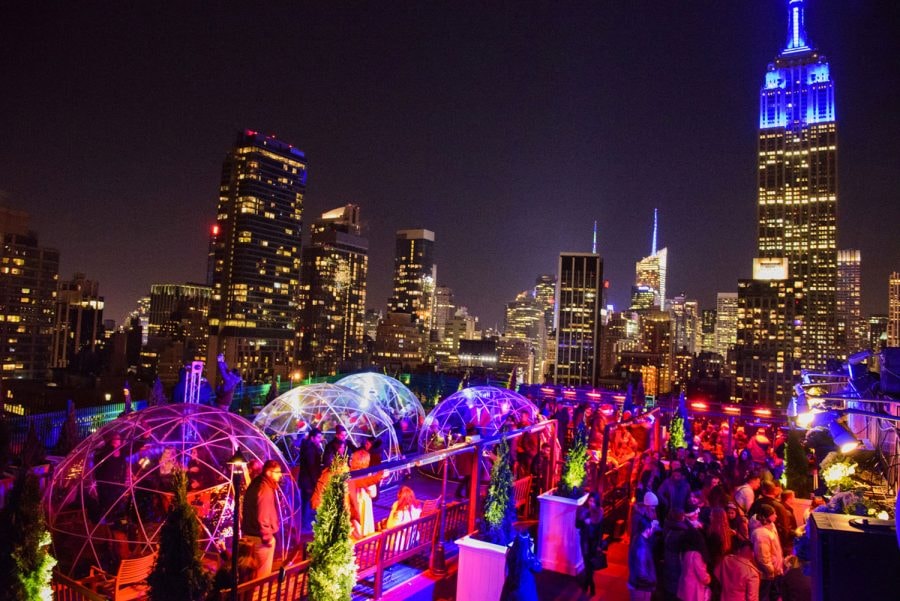 La terrazza del ristorante 230 Fifth, a New York