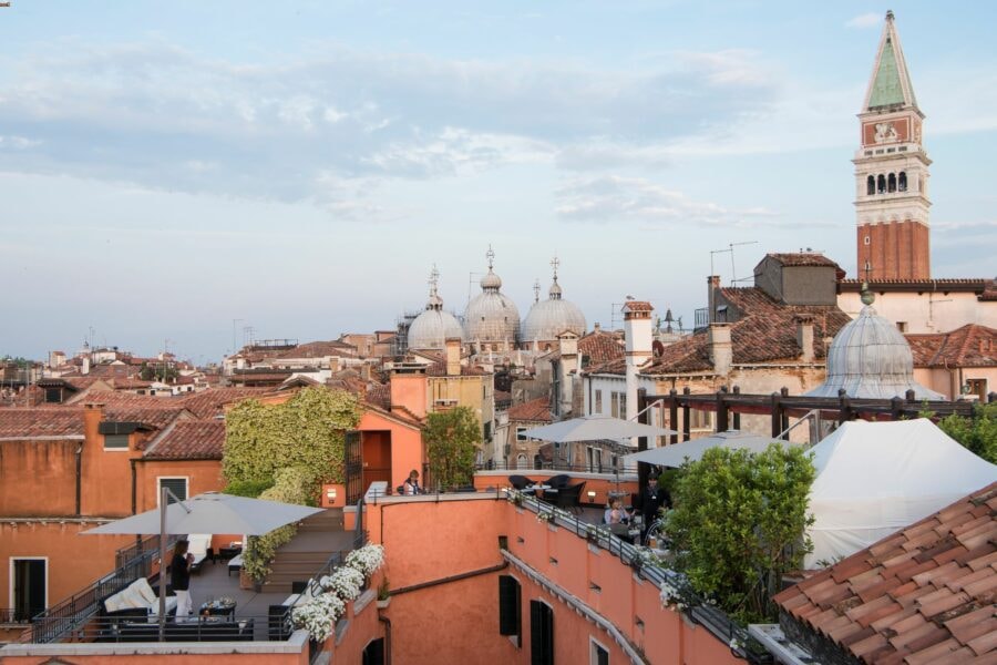 L’Altana, come si chiamano a Venezia le terrazze, dello Splendid parte del gruppo Starhotels