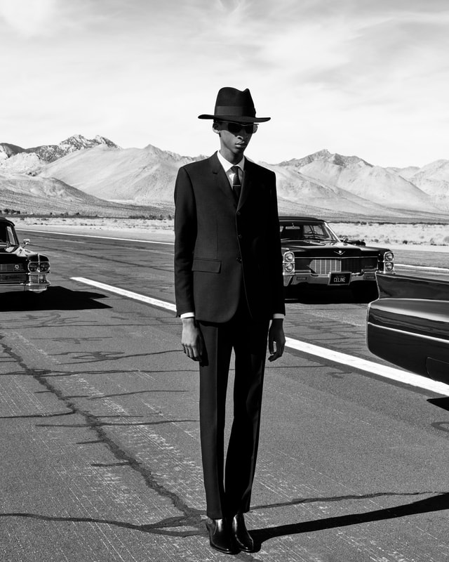 Un look Celine men winter 2024 (courtesy Celine)